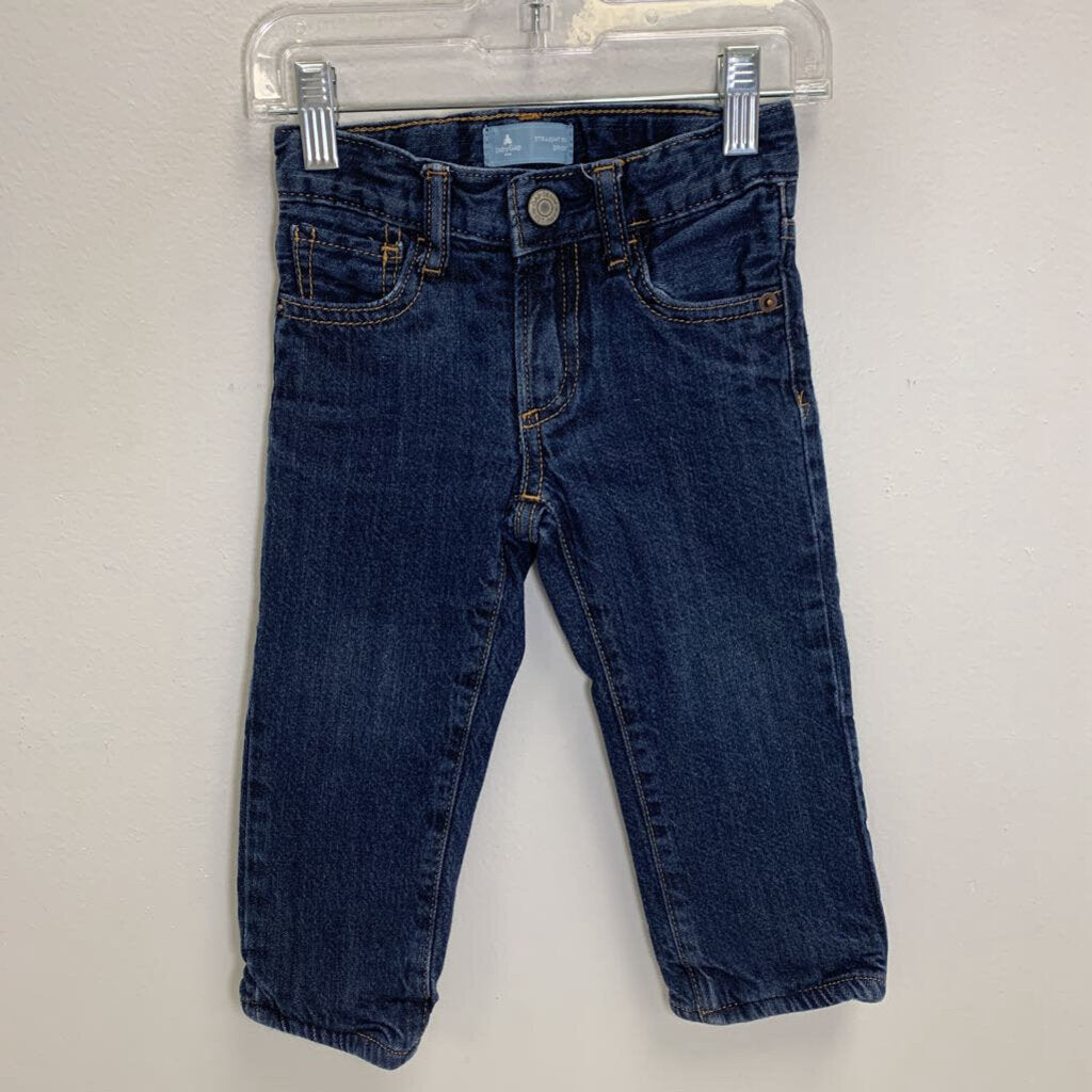 2Y: Straight Fit Droit Fleece Lined Denim