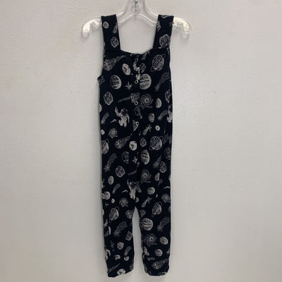 12-18M: Bamboo Overall Romper - Astronauts In Space