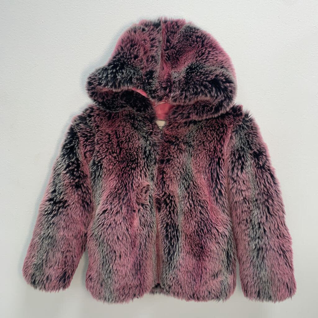 5: Faux Fur Hooded Jacket - AS IS