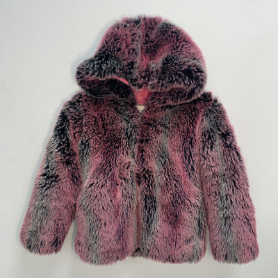 5: Faux Fur Hooded Jacket - AS IS