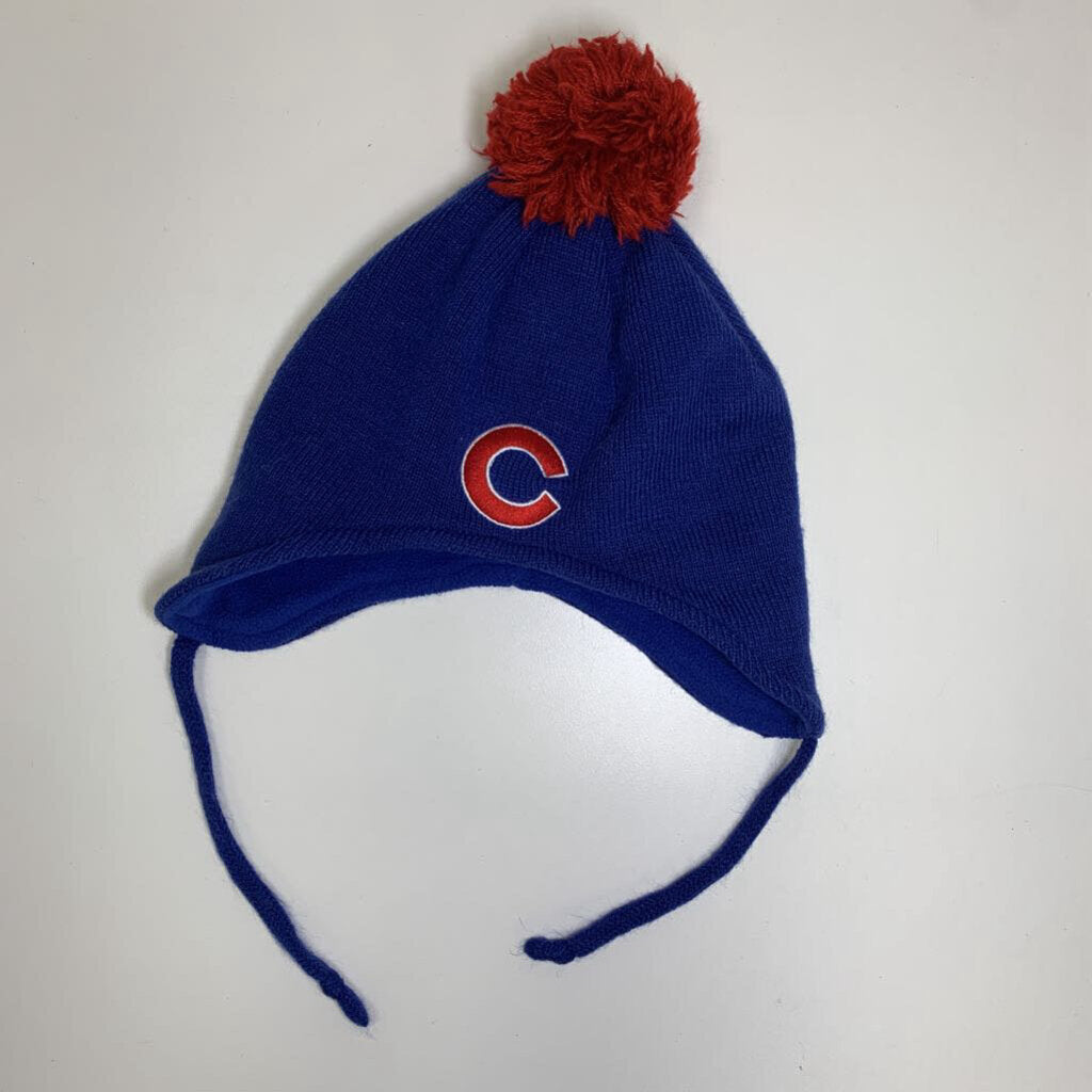 Toddler: Chicago Cubs Knit Hat with Pom