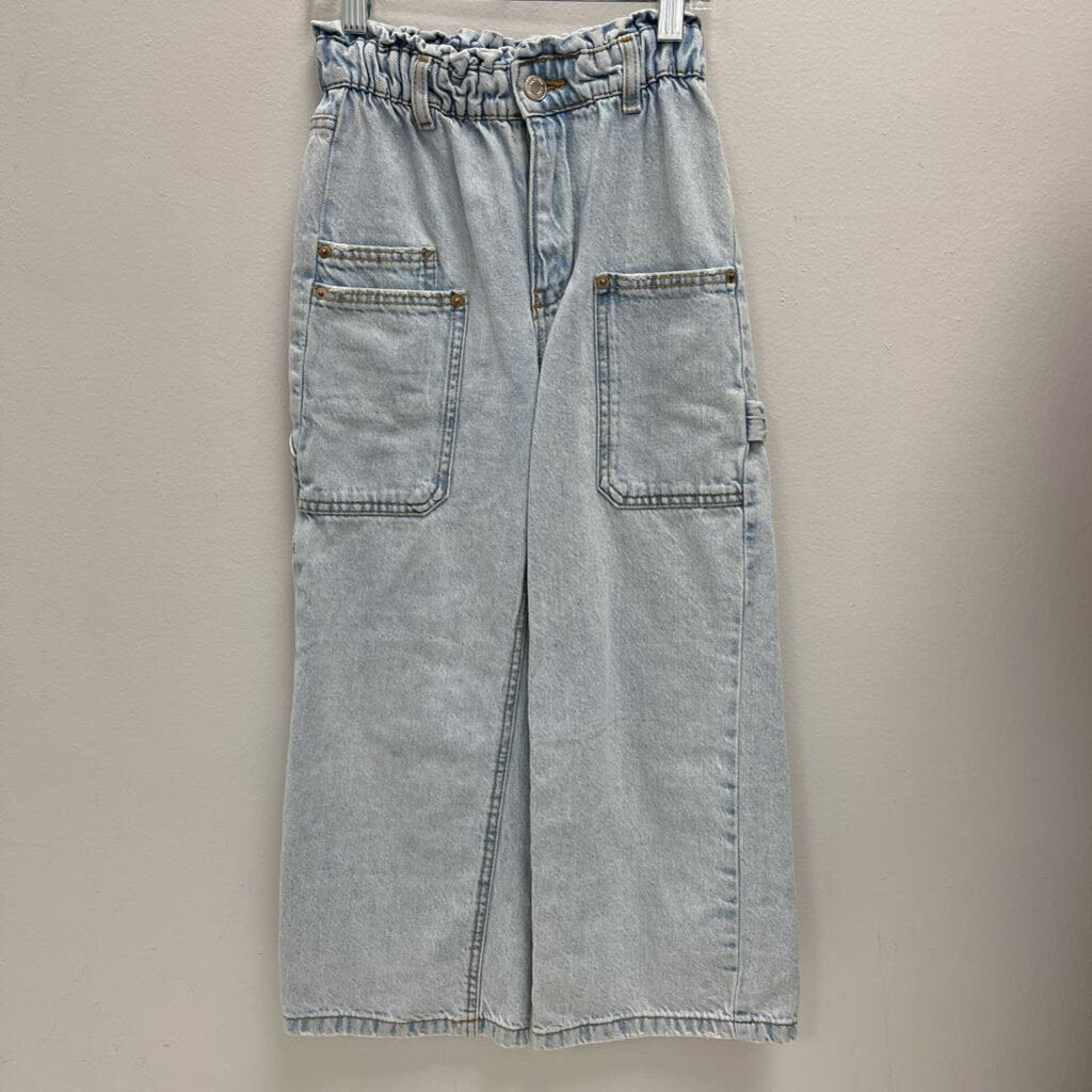 9: Zara jeans gathered waist wide leg denim