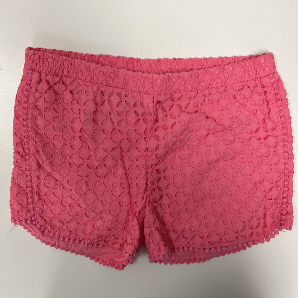 10-12: Lilly Pulitzer pink eyelet shorts
