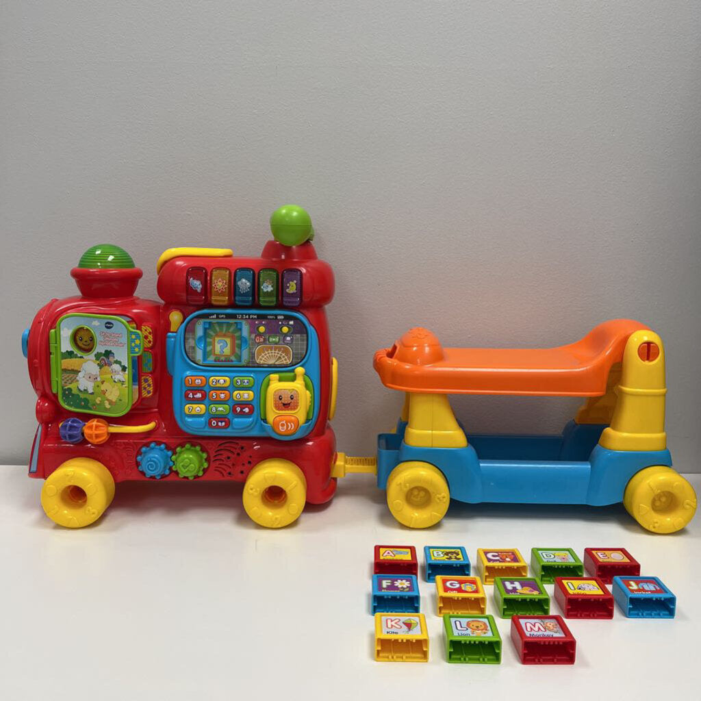 Vtech Sit to Stand Ultimate Alphabet Train Ride On
