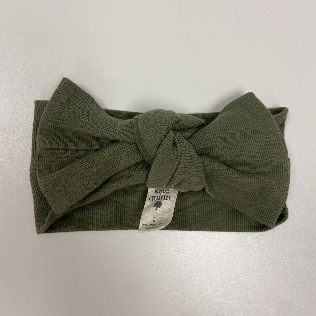 12-24: Kate Quinn Organic Cotton green headband