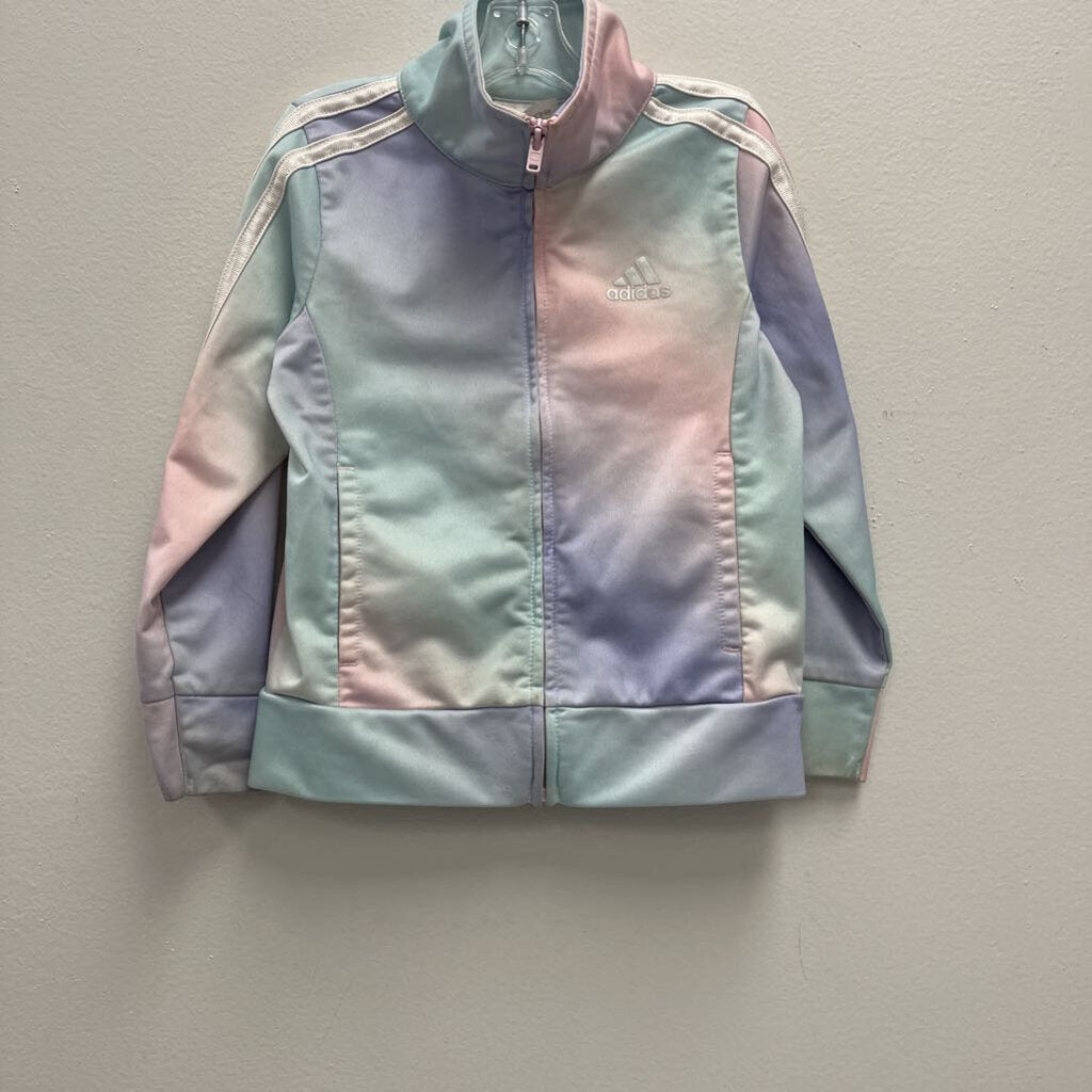3T: Adidas multicolor pastel zipper jacket
