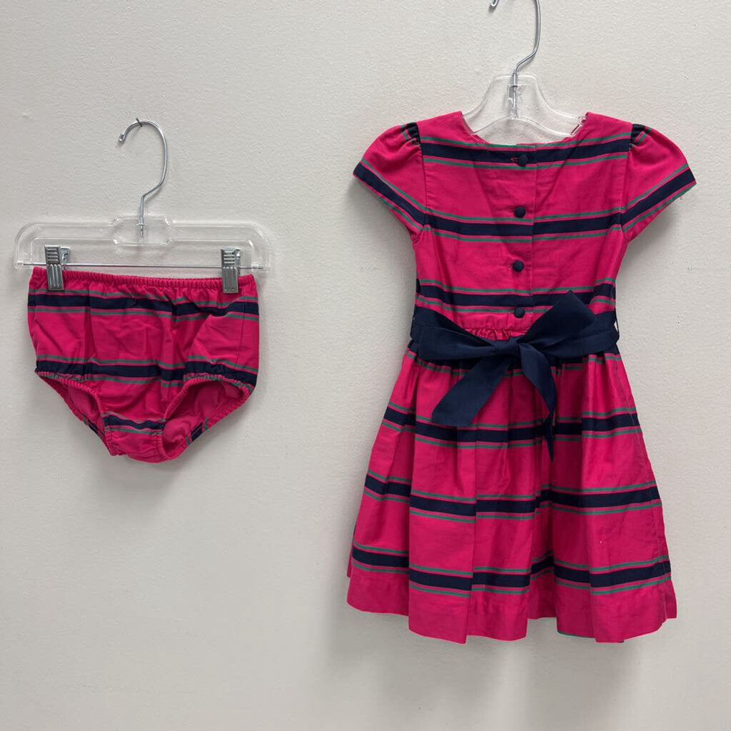 24m: Ralph Lauren striped dress with diaper cover