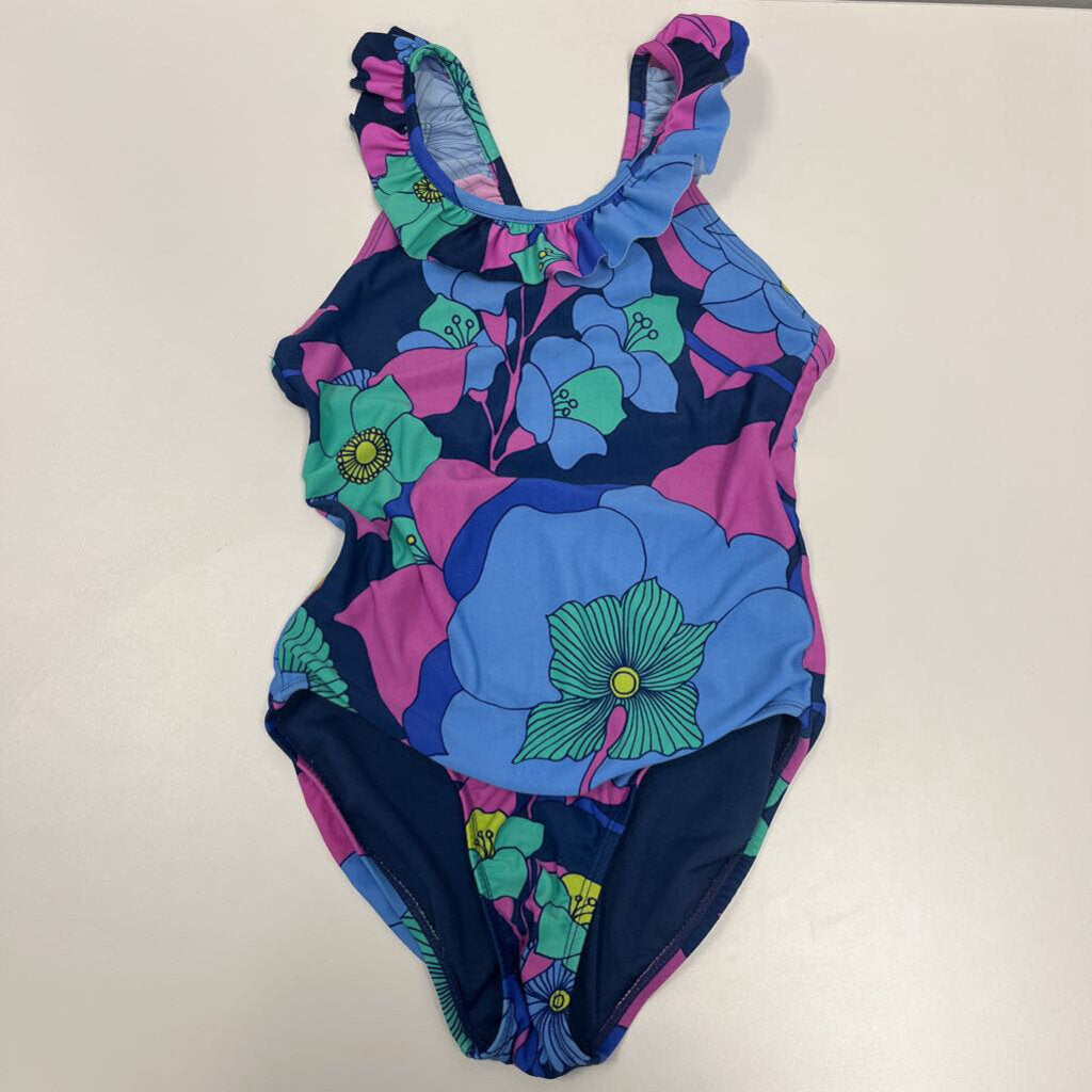 8: Gap Kids pink/blue/green print swimsuit