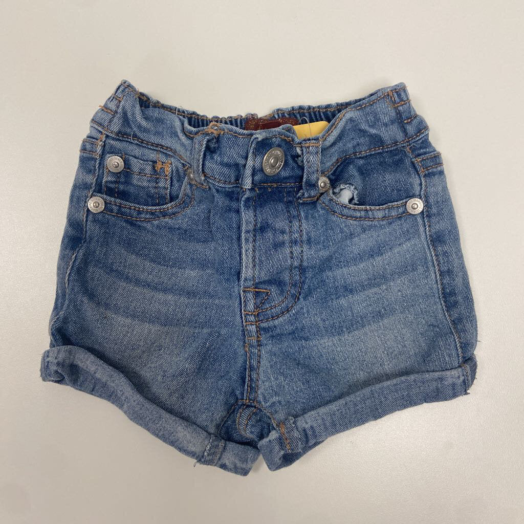 18M: For All Mankind blue jean shorts