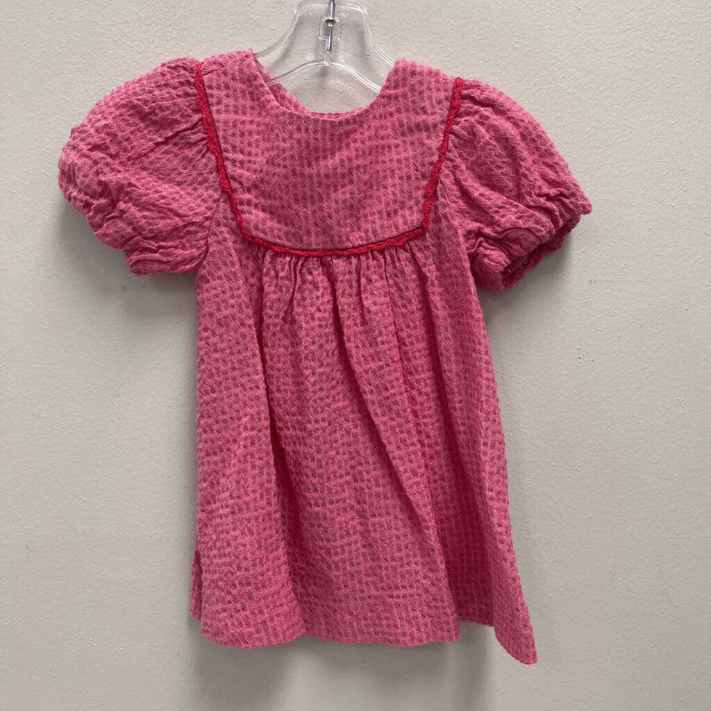 12-18M: Zara pink embossed dress