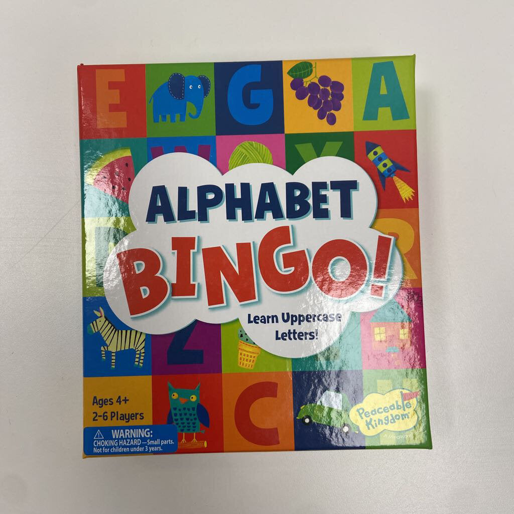 Alphabet Bingo! Peaceable Kingdom