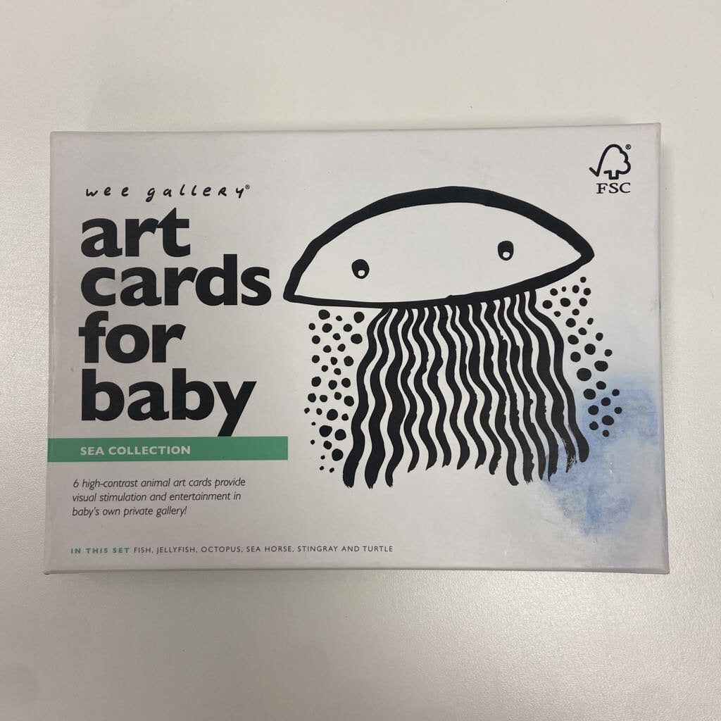 Wee Gallery Art Cards for Baby Sea Collection