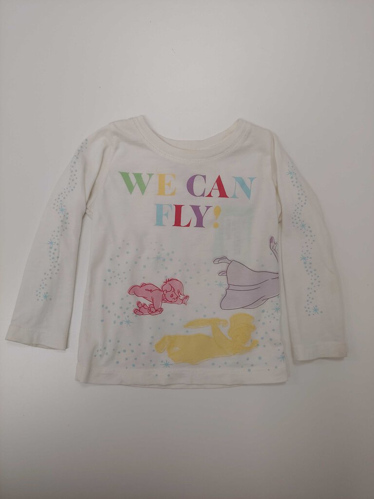 12-18m: Disney Collection white long sleeve tee