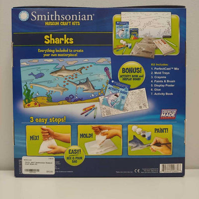 NWT Smithsonian Museum Craft Shark Kit